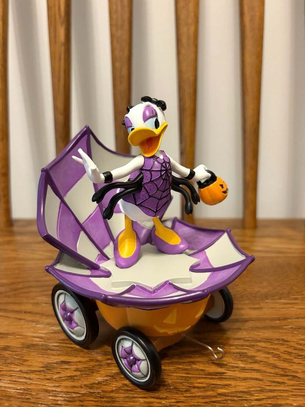 The Bradford Exchange Disney Spider Queen Daisy Halloween Tractor Wagon Collecti